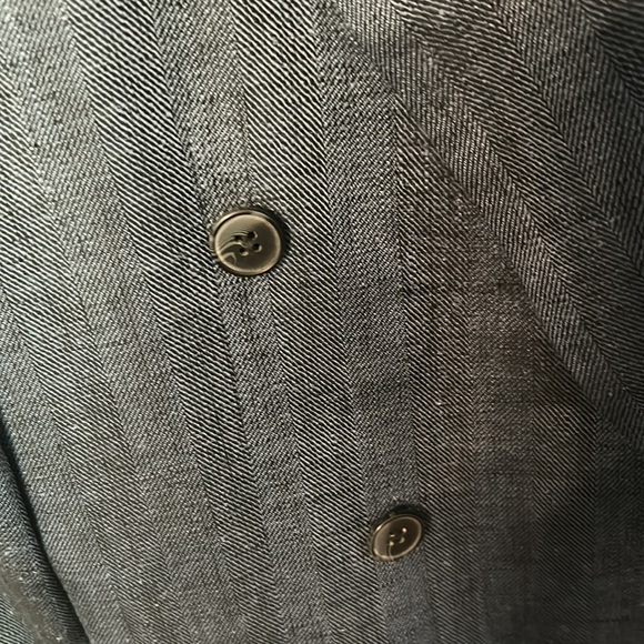 Bachrach blue double breasted suit jacket blazer 40R - Picture 4 of 11